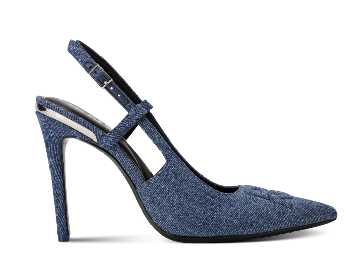 Mediville Slingback Pump -Dark Blue