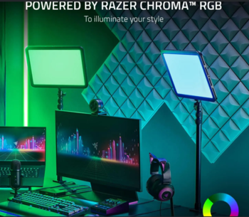 Razer Key Light Chroma: 2800 Lumens Professional Light for Streaming, Video Recording
